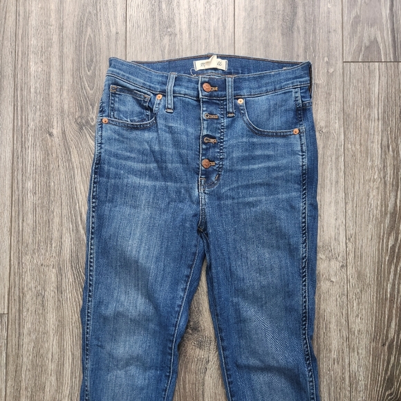 Madewell 10" High Rise Skinny Jeans 27 - Picture 7 of 16